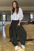 The Terry B Sia Pant Deep Moss